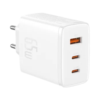 Baseus OS-Cube Pro P10152301213-00 65W szybka ładowarka sieciowa z 2 gniazdami USB-C PD oraz USB
