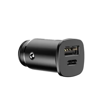 Baseus PPS BS-C15C CCALL-AS01 30W szybka ładowarka samochodowa z gniazdem USB QC4.0+ oraz USB-C PD 3.0