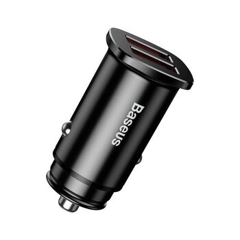 Baseus Square CCALL-DS01 30W szybka ładowarka samochodowa z dwoma gniazdami USB Quick Charge 3.0