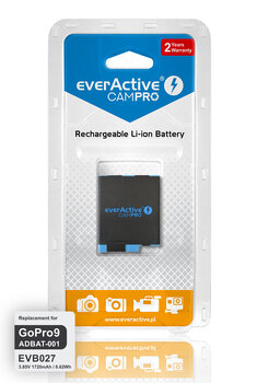 Bateria (akumulator) everActive CamPRO do GoPRO Hero 9 BLACK  Li-ion Premium ADBAT-001