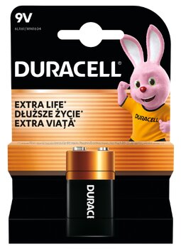 bateria alkaliczna Duracell 6LR61 9V (blister) bateria alkaliczna Duracell 6LR61 9V (blister)