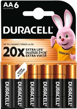 bateria alkaliczna Duracell Basic LR6 AA (blister) - 6 sztuk