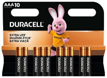 bateria alkaliczna Duracell Basic MN2400 LR03 AAA (blister) - 10 sztuk bateria alkaliczna Duracell Basic MN2400 LR03 AAA (blister) - 10 sztuk