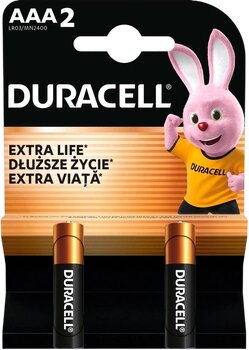 bateria alkaliczna Duracell Basic MN2400 LR03 AAA (blister) - 2 sztuki