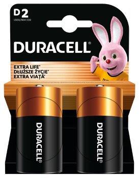 bateria alkaliczna Duracell LR20 D (blister) - 2 sztuki bateria alkaliczna Duracell LR20 D (blister) - 2 sztuki