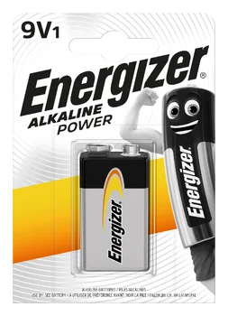 Bateria 9V Energizer alkaliczna pakowana po 1 sztukę w blistrze