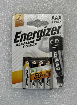 OUTLET bateria alkaliczna Energizer Alkaline Power LR03/AAA - 4 sztuki