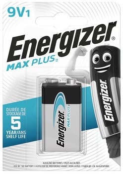 bateria alkaliczna Energizer Max Plus 6LR61/9V (blister)