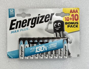 OUTLET Bateria alkaliczna Energizer MAX Plus LR03/AAA (blister) - 20 sztuk