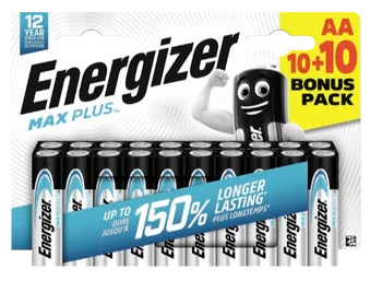 Baterie AA LR6 alkaliczne Energizer pakowane po 20 sztuk w blistrze