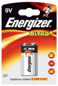 bateria alkaliczna Energizer Ultra+ 6LR61/9V (blister)