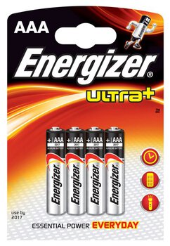 bateria alkaliczna Energizer Ultra+ LR03/AAA (blister)