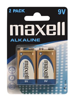 bateria alkaliczna Maxell Alkaline 6LR61 / 9V - 2 sztuki