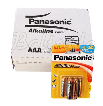 bateria alkaliczna Panasonic Alkaline Power LR03/AAA (blister)