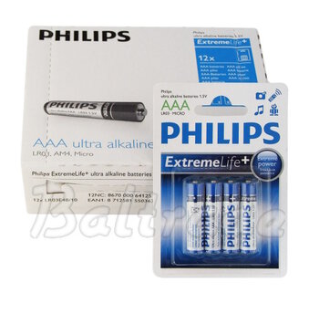 bateria alkaliczna Philips ExtremeLife LR03/AAA