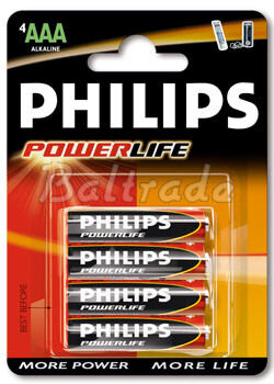 bateria alkaliczna Philips PowerLife LR03 AAA (blister)