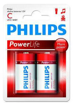 bateria alkaliczna Philips PowerLife LR14 C (blister)