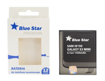 Bateria Bluestar do Samsung S3 Mini i8190 Li-ion 1500mAh