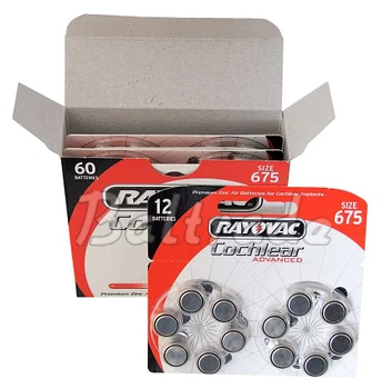 bateria cynkowo-powietrzna Rayovac 675 Cochlear Plus