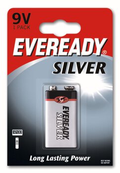 bateria cynkowo-węglowa Eveready Silver 6F22 (producent Energizer) (blister)