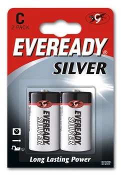 bateria cynkowo-węglowa Eveready Silver R14 C (producent Energizer) (blister)