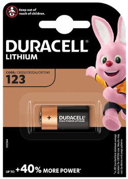 bateria foto litowa Duracell CR123