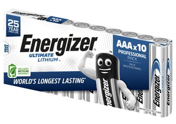 bateria foto litowa Energizer L92 Ultimate Lithium R03 AAA - 10 sztuk