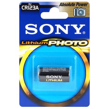 bateria foto litowa Sony CR123 / CR123A / CR17345