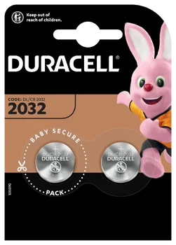 bateria litowa mini Duracell CR2032 DL2032 ECR2032 2BL - 2 sztuki