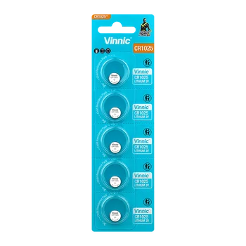bateria litowa Vinnic CR1025 - 5 sztuk