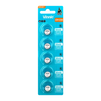 bateria litowa Vinnic CR1220 - 5 sztuk