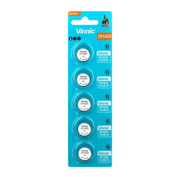 bateria litowa Vinnic CR1620 - 5 sztuk