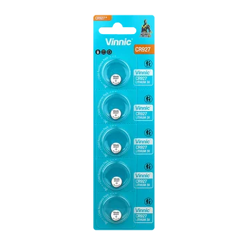bateria litowa Vinnic CR927 3V - 5 sztuk