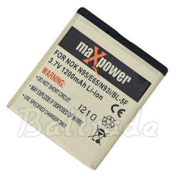 Bateria maXpower do Nokia N95/E65/N93i Li-ion 1200mAh