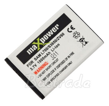 Bateria maXpower do Samsung S3650/M7500 Li-ion 1000mAh