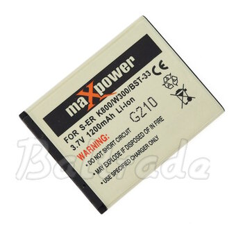 Bateria maXpower do Sony Ericsson W300/K800/K550 Li-ion 1200mAh