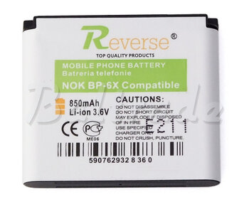 Bateria Reverse BP-6X do Nokia 8800