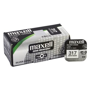 bateria srebrowa mini Maxell 317 / SR516SW / SR62