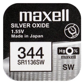 bateria srebrowa mini Maxell 344 / SR1136SW / SR42