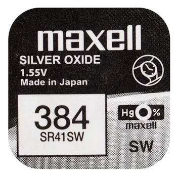 bateria srebrowa mini Maxell 384 / SR41SW /  SR41