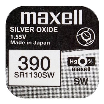 bateria srebrowa mini Maxell 390 / SR1130SW / SR54