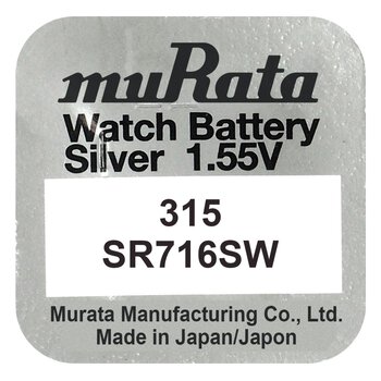 bateria srebrowa mini Murata 315 / SR716SW / SR67