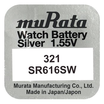 bateria srebrowa mini Murata 321 / SR616SW / SR65
