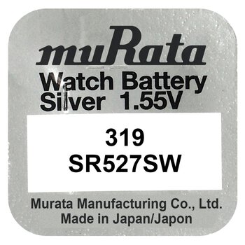 bateria srebrowa mini Murata 319 / SR527SW / SR64