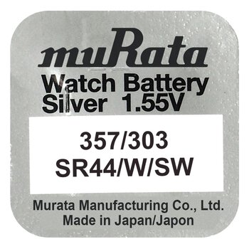 bateria srebrowa mini Murata 357 / 303 / SR44W / SW44SW / SR44