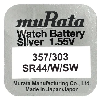 bateria srebrowa mini Murata 357 / 303 / SR44W / SW44SW / SR44