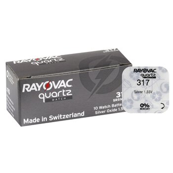 bateria srebrowa mini Rayovac 317 / SR516SW / SR62