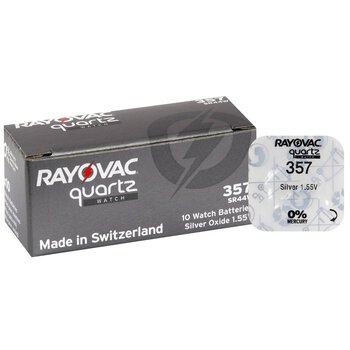 bateria srebrowa mini Rayovac 357 / SR44W / SR44
