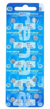 bateria srebrowa mini Renata 377 / SR626SW / SR66 - 10 sztuk