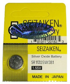 bateria srebrowa mini Seizaiken NR 381 / G8 / SR1120SW